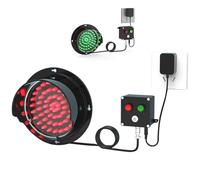 Semáforo LED - Luz de señal de muelle de carga industrial impermeable IP67 con control de botón, CA 110-240 V