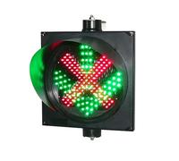 Semaforo Led, Semáforo 200/300 mm, Luz Roja/verde de Parada y Avance, Luz de Advertencia Indicadora de Bahía de Muelle para Piso de Fábrica(Size:200mm-220V)