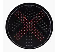 Semáforo LED, semáforo LED de 300 mm con Flecha Verde, indicador de Carril 2 en 1, IP65 Resistente al Agua y al Polvo, señal de Carril de peaje, Compatible con 100-240 V CA y 12-24 V CC