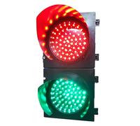 Semáforo, Semáforo de Tráfico LED Industrial, Lámpara de Pared de 2 Colores Rojo/Verde, Señales de Tráfico Para Automóviles y Peatones, Accesorio Ideal para la Concienciación Sobre la Seguridad Vial (
