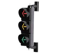 Semáforo, Semáforo LED De 100 Mm For Peatones, Con Mando A Distancia Y Parasol, Apto For Peajes Y Lavaderos De Coches(Remote control combi)