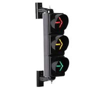 Semáforo, Semáforo LED De 100 Mm For Peatones, Con Mando A Distancia Y Parasol, Apto For Peajes Y Lavaderos De Coches(Remote Control Arrow Combination)