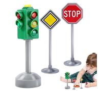 Semáforos para niños, juguetes de semáforo para niños, señales de tráfico LED con luces y sonidos, señales de tráfico de seguridad, luces de señalización K, modelo de luces de parada, juego de
