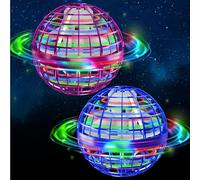 semai Bola Voladora, Bola Voladora para Niños, Juguete para Niños A Partir De 6 Años con Luz Led, Bola Flotante Controlada A Mano, Regalo para Niños Y Niñas De 6 A 12 Años (Azul & Rosa)