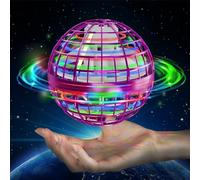 semai Bola Voladora, Bola Voladora para Niños, Juguete para Niños A Partir De 6 Años con Luz Led, Bola Flotante Controlada A Mano, Regalo para Niños Y Niñas De 6 A 12 Años (Rosa)