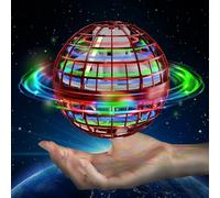 Semai Bola Voladora con Luz RGB - Juguete Mágico Flotante Controlado a Mano para Niños y Niñas de 6 a 12 Años - Color Rojo