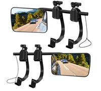semai Espejo universal para caravana, ángulo muerto, caravana, exterior, espejo de coche, para tipos de vehículos comunes (2 unidades)