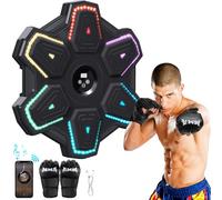 semai Music Boxing Machine, Bluetooth Boxing Machine con música, Objetivo de Boxeo montado en la Pared, 9 Modos de Velocidad y Modo de conteo, Equipo electrónico de Entrenamiento de Boxeo para