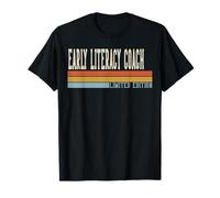 Semana del Entrenador de alfabetización temprana Retro Vintage Día de Regreso a Clases Camiseta