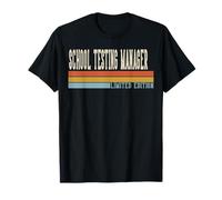 Semana del Gerente de Pruebas Escolares Vintage Día de Regreso a Clases Camiseta