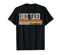 Semana del Profesor Chino Retro Vintage día de Regreso a Clases Camiseta