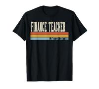 Semana del Profesor de finanzas Retro Vintage día de Regreso a Clases Camiseta