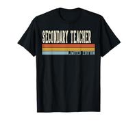 Semana del Profesor de Secundaria Retro Vintage Día de Regreso a Clases Camiseta