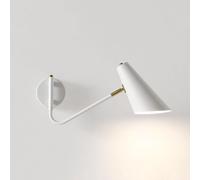 SEMANHUA Lámpara de pared con brazo oscilante - Lámpara de pared interior giratoria de 350 ° - Accesorio de iluminación de lectura industrial moderno for mesita de noche - Aplique de pared con cable d