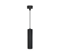 SEMANHUA Lámpara de techo cilíndrica de 30 cm, color negro, con portalámparas de casquillo GU10. (Color : Negro, Size : 30cm)