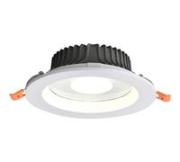SEMANHUA Luz empotrable LED ultrafina, luz Cob de techo aluminio blanco fuego antideslumbrante for pasillo(7W,White light)