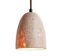 SEMANHUAOZ Lámpara colgante de mármol industrial moderna, lámpara colgante de un solo cabezal con rosca E27, accesorio de techo empotrado for dormitorio, comedor, pasillo - Luz decorativa