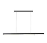 SEMANHUAOZ Lámpara LED de madera lineal for isla de cocina, lámpara colgante de 48 W, 60 W, tira larga creativa, accesorio de iluminación de techo colgante de metal regulable (Size : 150cm)