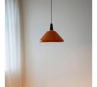 SEMANHUAOZ Lámparas colgantes de techo nórdicas antiguas de color naranja, lámpara colgante de restaurante, creatividad, sala de estar japonesa, lámpara de dormitorio, iluminación interior vintage, de