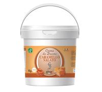SEMAR® | Crema para untar de caramelo salado con crumble - MADE IN ITALY - 1KG ideal para uso particular y comercial (Sin Gluten) (Caramelo)