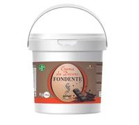 SEMAR® | Crema para untar de chocolate negro - MADE IN ITALY - 1KG ideal para uso particular y comercial (Sin Gluten) (Negro)