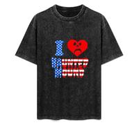 Sematary I Love Haunted Mound Popular Trend Heart Shape Mens T-Shirt Black Unisex tee S
