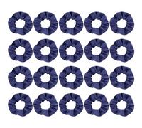 Semato 20 paquetes de coleteros de satén mate para dama de honor, regalos de propuesta de dama de honor, coleteros para mujeres y niñas, regalos de despedida de soltera (azul marino)