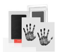 Semazz Huellas Bebe Recien Nacido,2 Kit de Tinta para Huella de Manos y Pies de Bebé No-Tóxicas para Huellas de Manos y Pies de Bebé para Baby Shower Recién Nacido