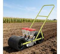 Sembradora de hortalizas - Sembradora manual para semillas pequeñas - Sembradora de jardín ajustable entre filas para una siembra eficiente