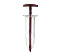Sembradora portátil para semillas - Sembradora manual con jeringa para semillas pequeñas, herramienta para la siembra en el jardín (Coffee)