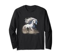 Semental galopante. Caballos, Amantes de los Caballos Manga Larga