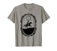 Semental Silueta Salvaje Crianza Equitación Ecuestre Camiseta