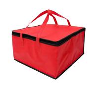 SEMGABO Bolsa aislante para pizza para llevar, bolsa térmica para entrega de alimentos grande, térmica para comida fría y caliente, gran capacidad, plegable, 44 x 44 x 24 cm