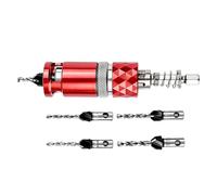 Semi-automatique Robuste, Grande Vitesse, 4 Kit De Mèches À Fraiser | Fraises À Lamage Avec Butée De Profondeur Pour Atelier, , Sous-sol, Remise Et Studio Garage, Usine, Entrepôt
