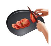 Semi Circular Cutting Board - TPU Kitchen Board, Non Slip Heat Resistant Cutting Mat | Kneading Pad for Dough Pastry Meal Prep Countertop Use for Home Kitchen Camping Picnic