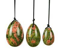 Semi-Precious Crystal Yoni Eggs Set Natural Jade Kegel Exercise Balls Tightening Postpartum Repair Massage Tools-type A