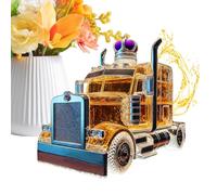 Semi Truck Whiskey Decanter Bottle, Artistic Whiskey Jar Container and Storage Statue for Men’s Bar Decor, Holiday, Wedding Parties, Kitchen Display, Birthday Presents, Dining Collection