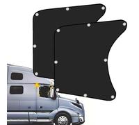 Semi Truck Window Shades - Side Sun Shade Covers, Heat Blocking UV Protection Visor Panels, Cab Covers | Effective Glare and For Drivers Long Driving Use