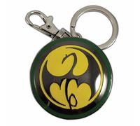 Semic Distribution Llavero metálico Marvel Iron Fist con logo SMK012