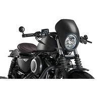 Semicarenado Modelo Free Spirit Negro Customacces para Harley Davidson Sportster 883 Superlow 20'-22'