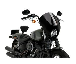 Semicarenado Puig Dark Night para Harley Davidson Softail Street Bob FXBB 21-22 Ahumado Oscuro