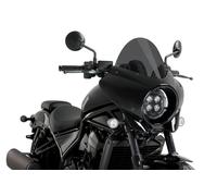 Semicarenado Puig Mirage Touring con carcasa en negro brillo para HONDA CMX 1100 REBEL 21-26 Ahumado Oscuro