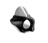 Semicarenado Puig Mirage Touring con carcasa en negro mate para HONDA CMX 1100 REBEL 21-26 Ahumado Claro