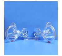Semicircular Canal Otolith Dynamic Model, Otolith Particles Dynamic Model Inner Ear Cochlear Vestibular Rehabilitation Ideal for Education and Teaching Research- 20cm(A Pair)