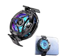 Semiconductor Magnetic Cell Phone Cooler Set,Portable Lightweight 2-In-1 Magnetic& Clip Mobile Universal Phone Cooler, for Gaming, Video Calls, Live Broadcasting and Vlog (Black)