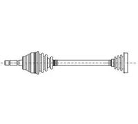 Semieje 17-0647 METELLI para ALFA ROMEO 147
