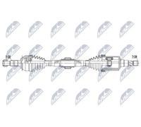Semieje Eje delantero, derecha NPW-DW-035 NTY para CHEVROLET ORLANDO