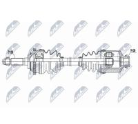 Semieje Eje delantero, derecha NPW-KA-370 NTY para KIA CARNIVAL I CARNIVAL II
