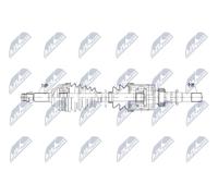 Semieje Eje delantero, derecha NPW-NS-171 NTY para NISSAN QASHQAI / QASHQAI +2 I