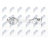 NTY Árbol de transmisión NPW-VW-036 - Semieje delantero izquierdo para VW Sharan y Seat Alhambra